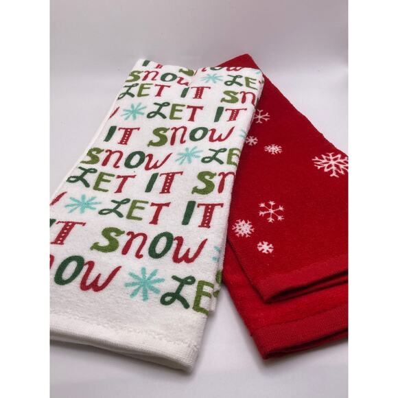 Set of four new coasters and a set of two kitchen towels both new - Picture 3 of 11